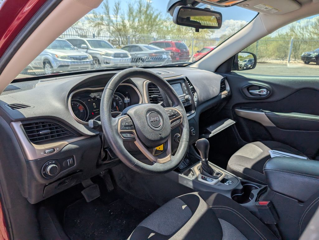 used 2017 Jeep Cherokee car, priced at $13,500