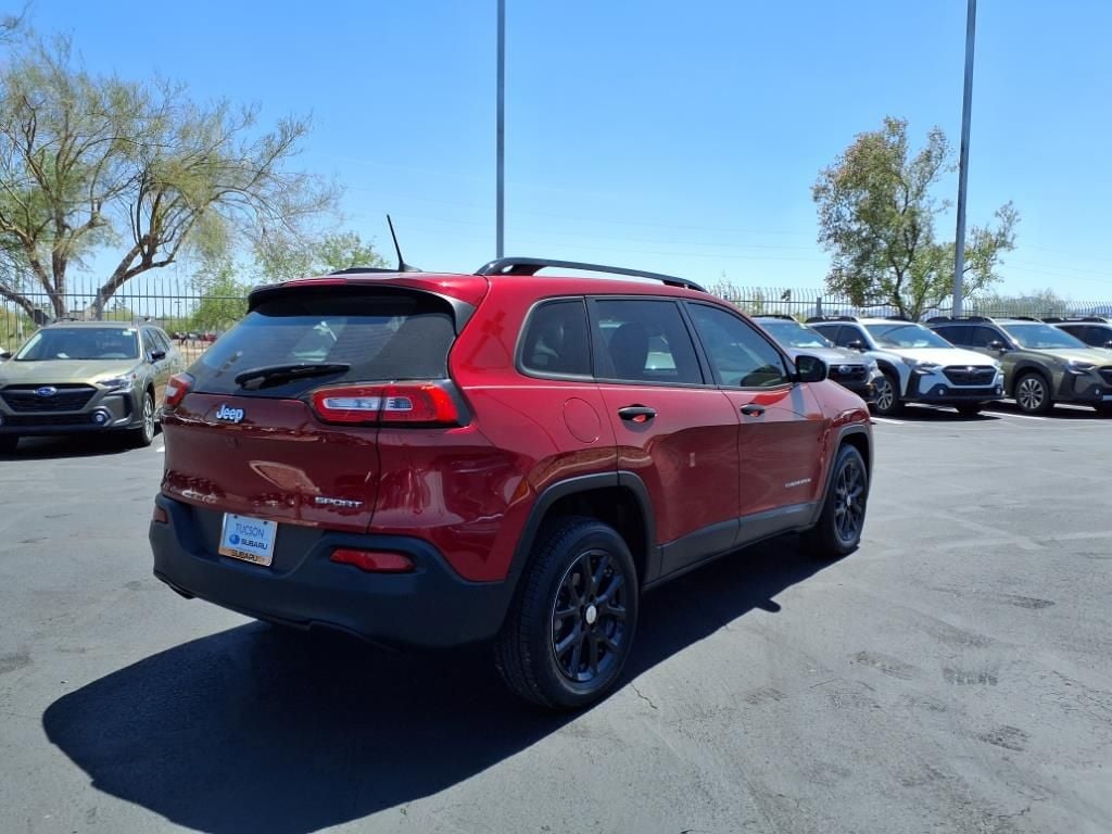 used 2017 Jeep Cherokee car, priced at $12,000