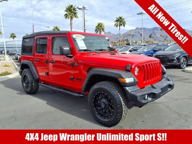 used 2022 Jeep Wrangler car, priced at $28,000