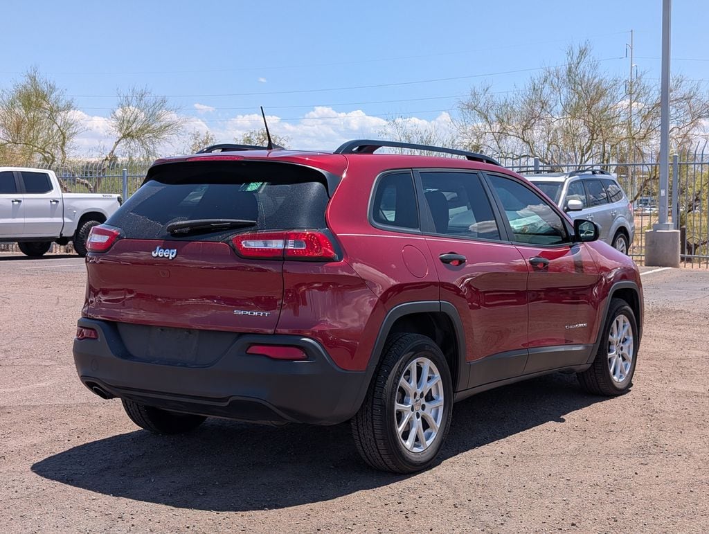 used 2017 Jeep Cherokee car, priced at $13,500