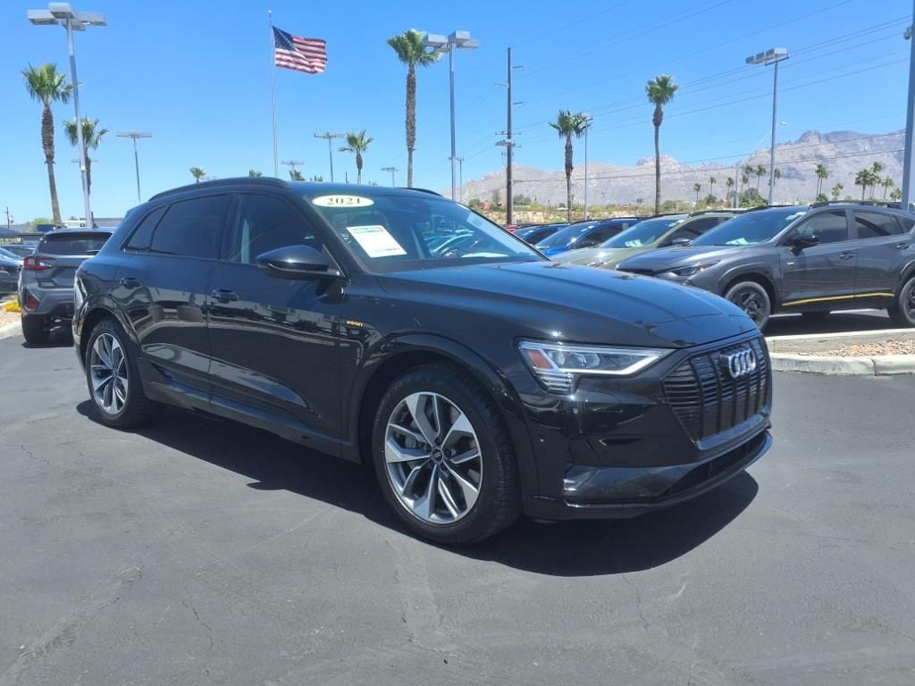 used 2021 Audi e-tron car, priced at $27,000
