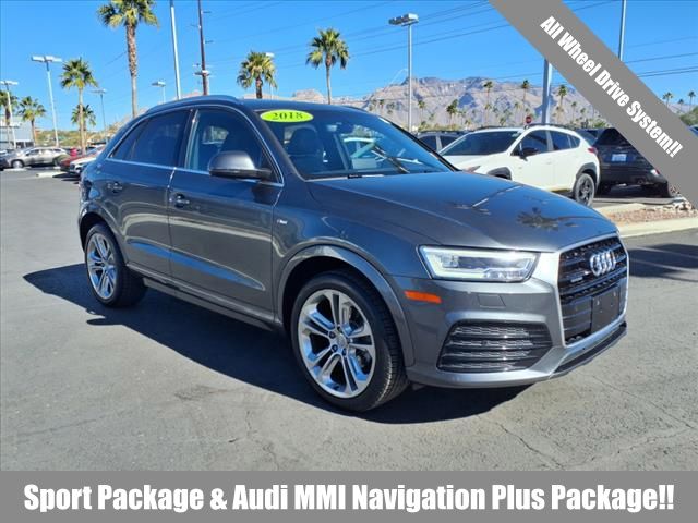 used 2018 Audi Q3 car, priced at $17,000