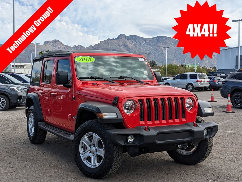 used 2018 Jeep Wrangler car, priced at $26,000