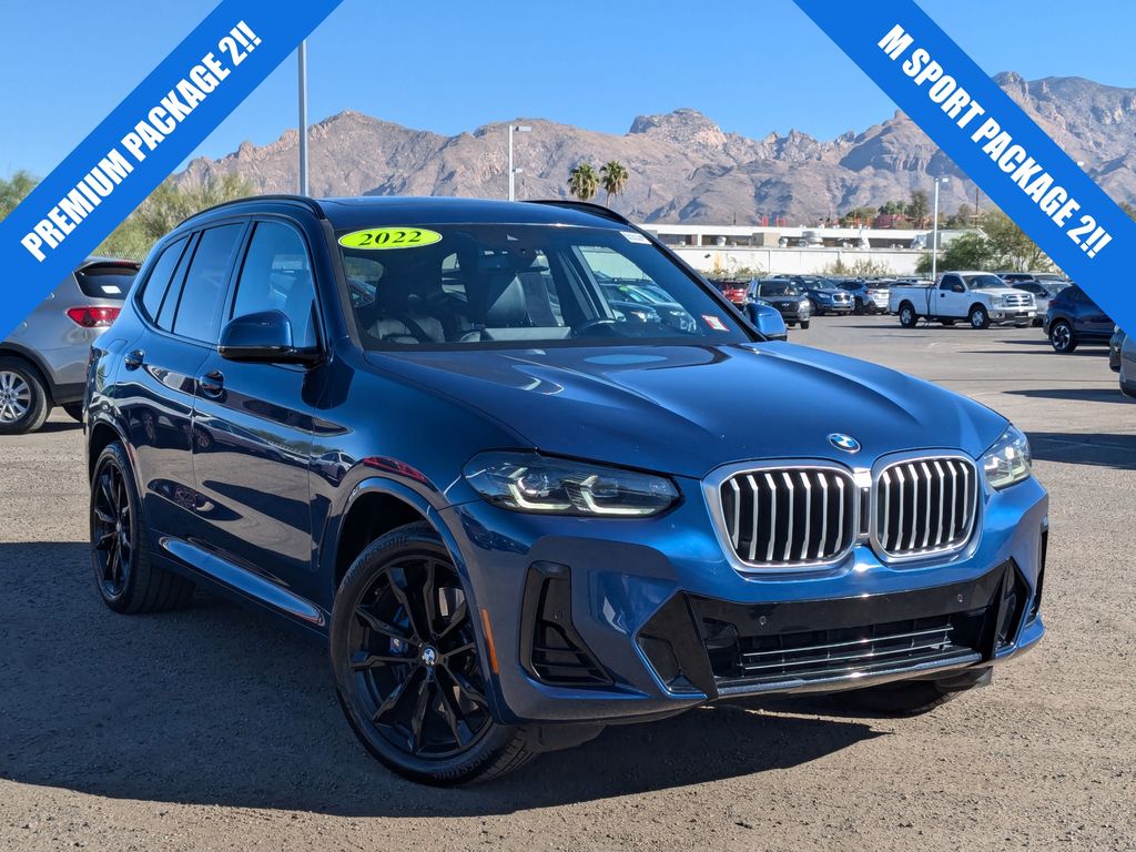 used 2022 BMW X3 car, priced at $30,000