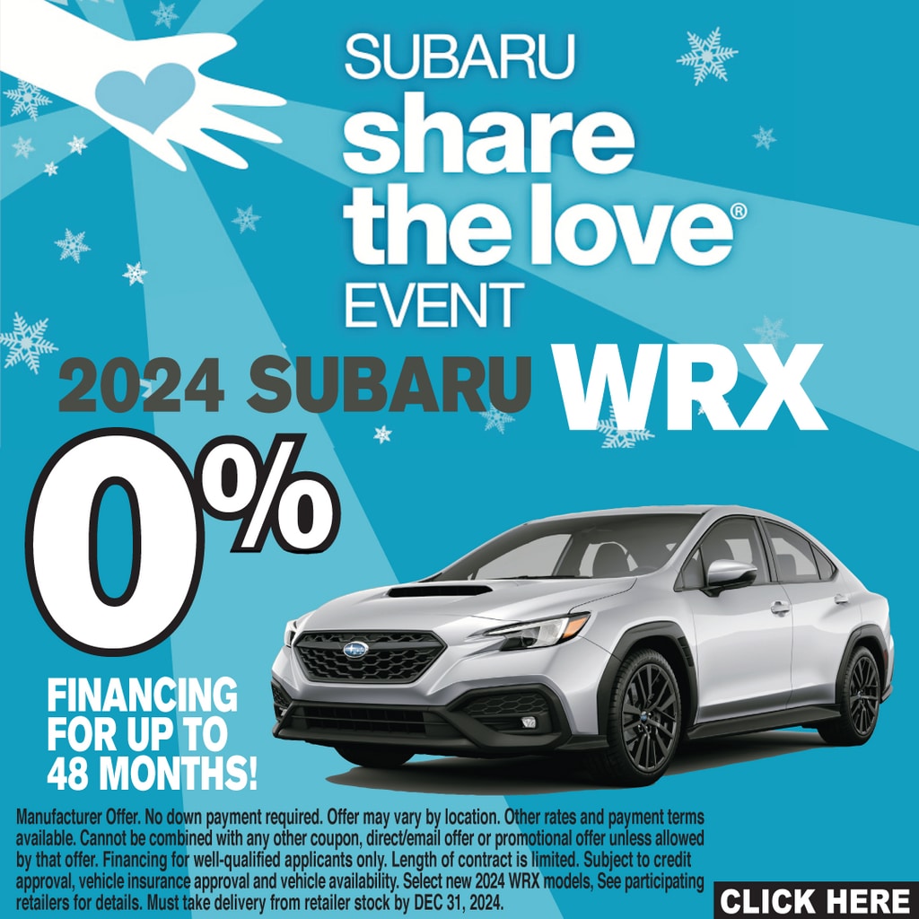 new 2024 Subaru WRX car, priced at $40,895