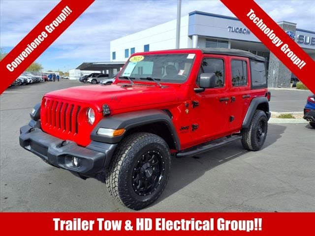 used 2022 Jeep Wrangler car, priced at $28,000