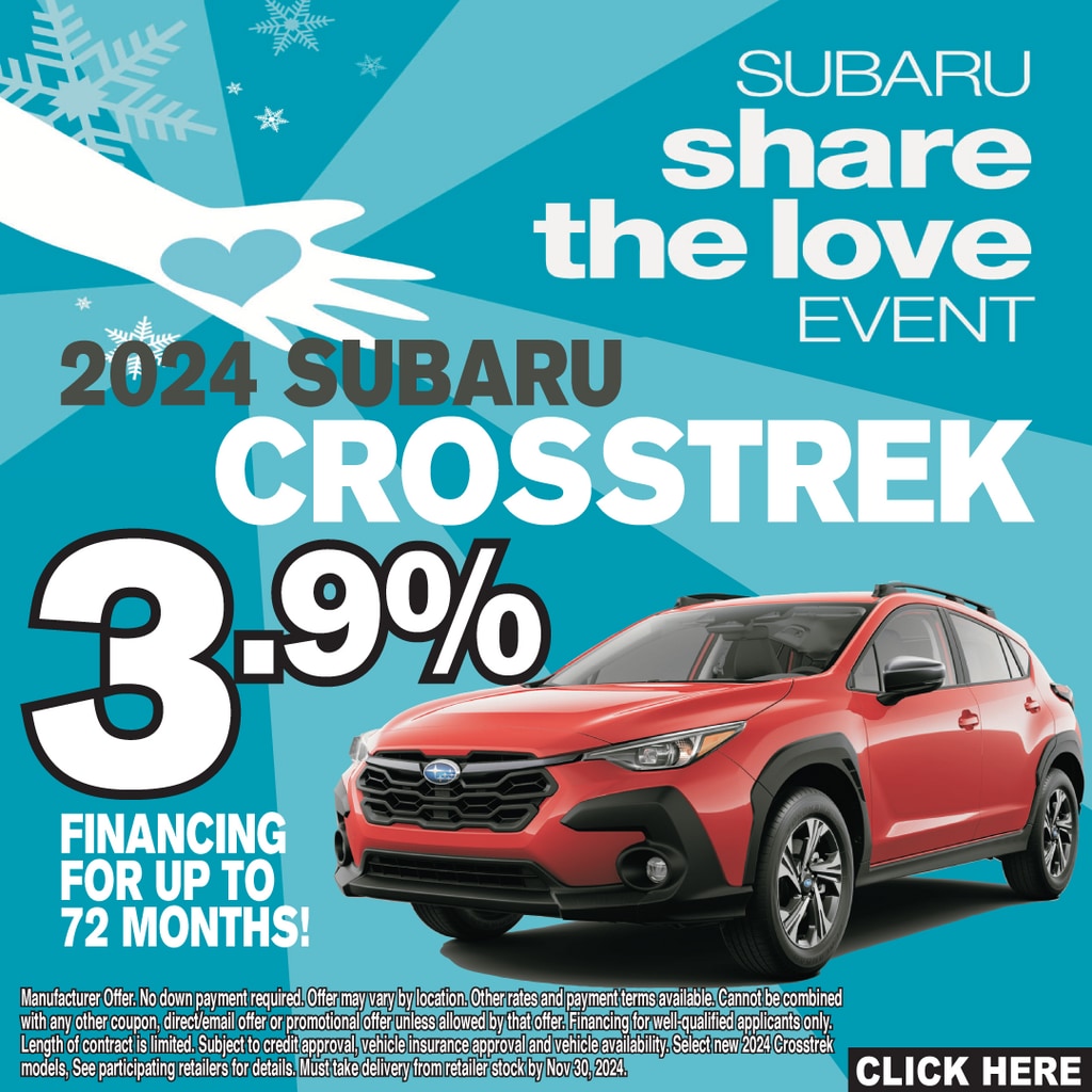 new 2024 Subaru Crosstrek car, priced at $27,294